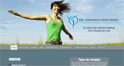 Desktop Screenshot of alergiascostarica.net